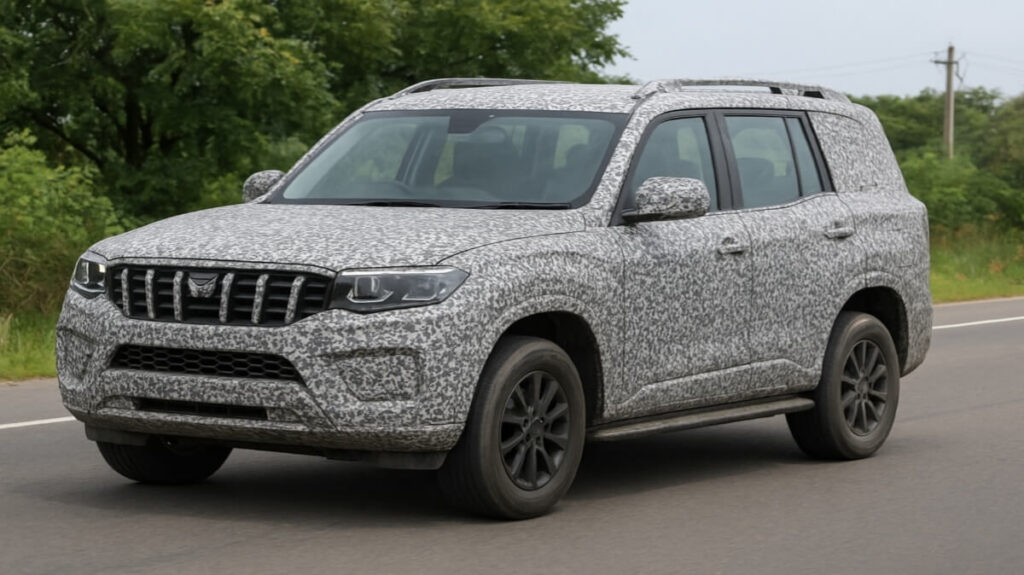 Mahindra Scorpio N Facelift Spied