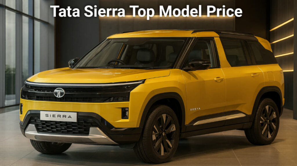 Tata Sierra Top Model Price 2025