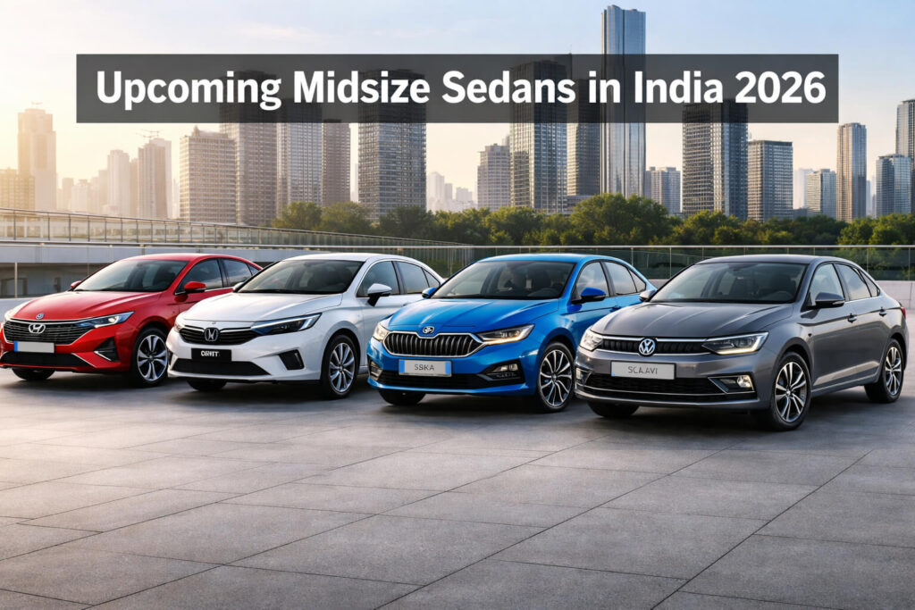 Upcoming Midsize Sedans in India 2026