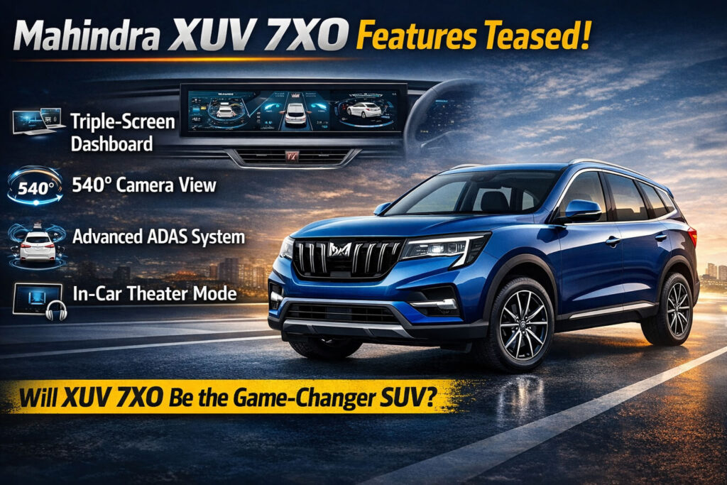 Mahindra XUV 7XO Features Teased