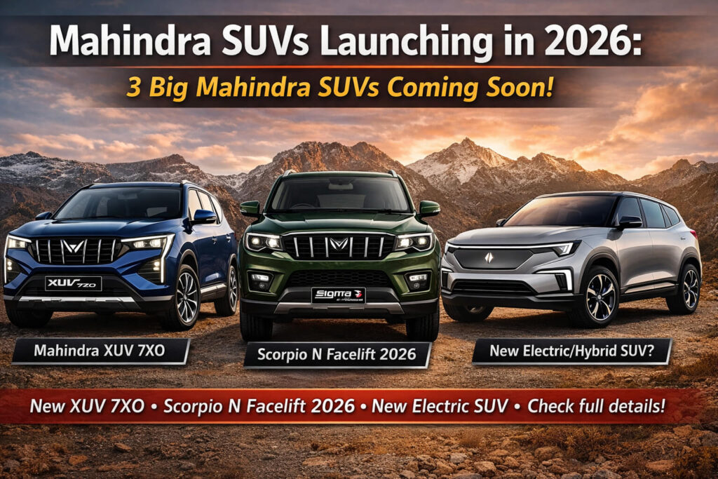 Mahindra SUVs Launching in 2026