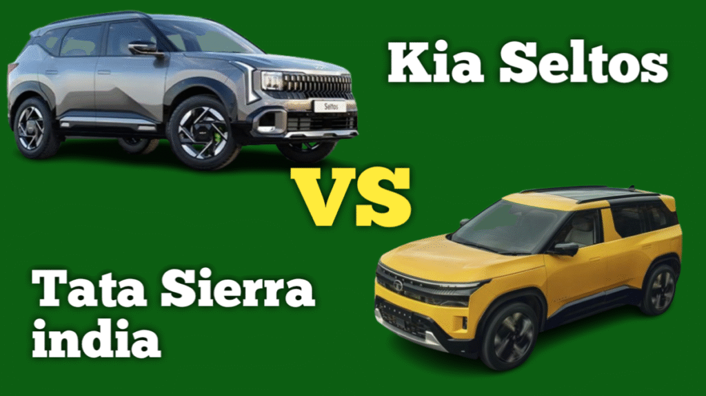 Kia Seltos vs Tata Sierra India