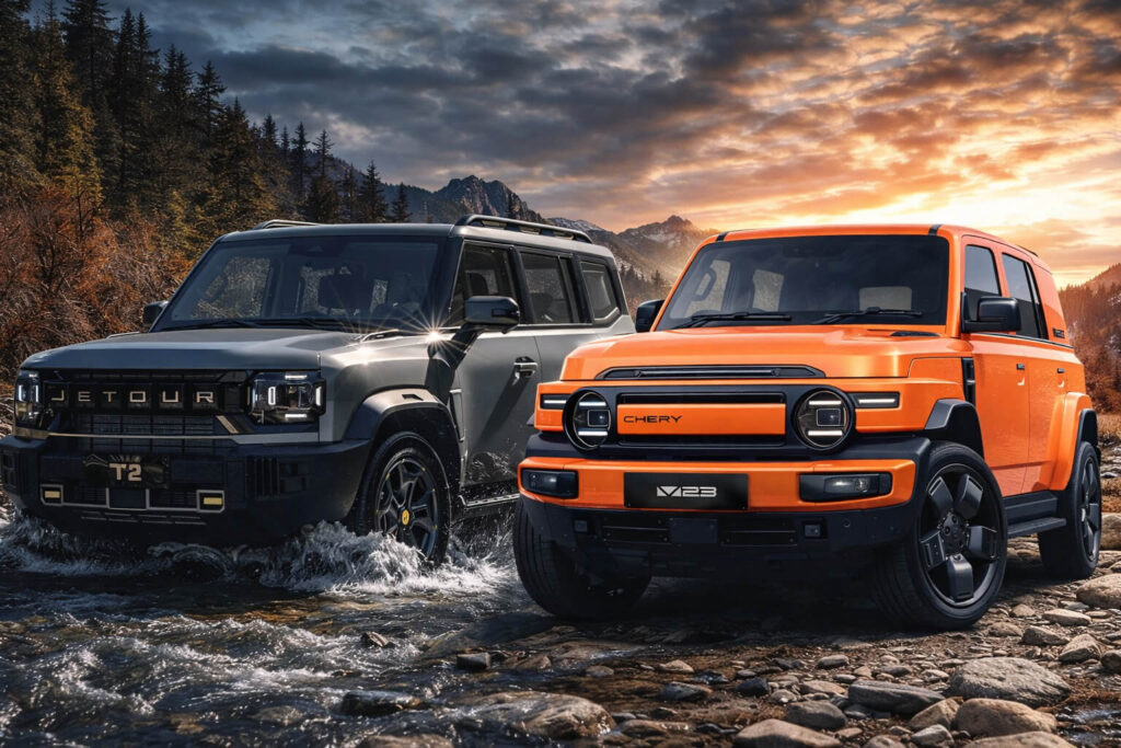 JSW Upcoming SUVs in India Jetour T2 and Chery iCar V23 2026